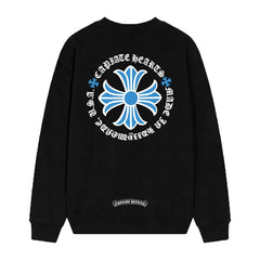 Letter Cross Pattern Sweatshirt #P09