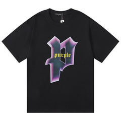 Logo Pattern Print T-Shirt