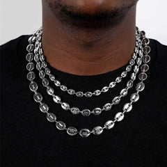 Men's Lobster Clasp Coffee Bean Necklace #CHA028
