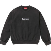 25SS Washed Box Logo Crewneck Sweatshirts