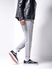 MODP Grey Roll Up Ankle Pants