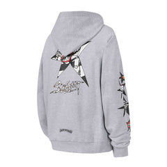 CH Letter Cross Pattern Hoodie #L3109