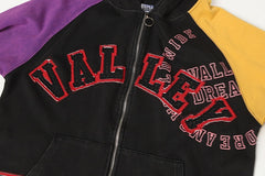 Letter Pattern Hoodie #V3458