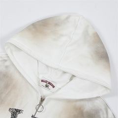 Letter Pattern Hoodie #V151