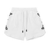 Embroidered Washed Distressed Short #G6689-6