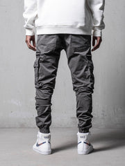 MODP Grey Cargo Slim Fit Pants