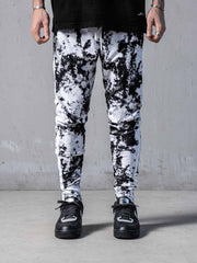 MODP Bleached on Black Sweatpants