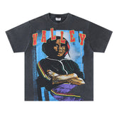 Washed Distressed Rhinestone T-shirt