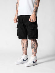 MODP Black Cargo Shorts II