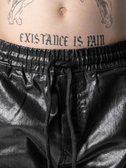 MODP Waxed Black Pants