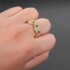 Men's Pig Nose Cuban Ring