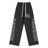 Rhinestone Nylon Pants