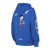 CH Letter Cross Pattern Hoodie #L3104