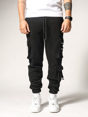 MODP Black Cargo Sweatpants