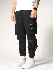 MODP Black Cargo Sweatpants