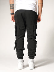 MODP Black Cargo Sweatpants