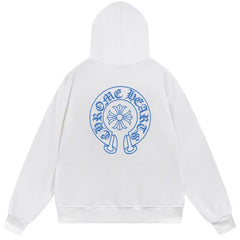 Letter Cross Pattern Hoodie #B20
