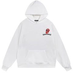 Letter Cross Pattern Hoodie #B63