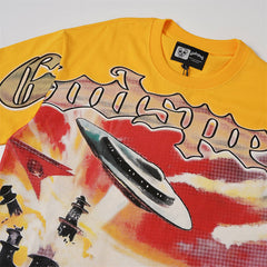 Alien UFO Pattern T-shirt #G5198