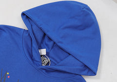 Spider Web Hoodie-Blue #8207