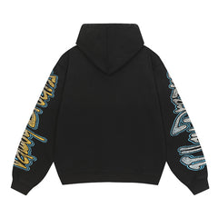 Letter Pattern Hoodie #V3443