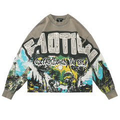 “UFO” Long Sleeve Sweatshirts