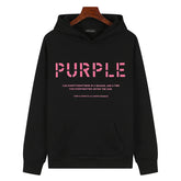 Logo Pattern Printed Hoodie