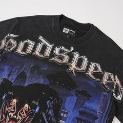 Future City Pattern T-shirt #G6196