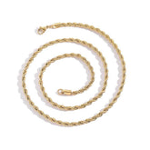 Men's Stainless steel twist Necklace #CHA094