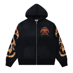 Letter Pattern Hoodie #V6070