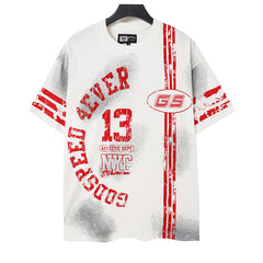 Alphabet Number Printed T-shirt #G6365/G5365