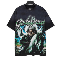 Angel Riding A Horse Pattern T-shirt #G5410/G6410