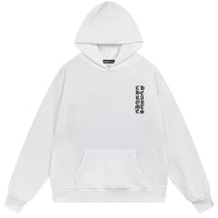 Letter Cross Pattern Hoodie #B91
