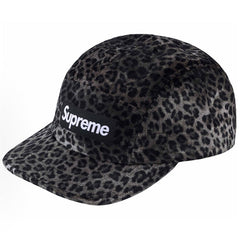 Leopard Velvet Camp Cap