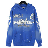Racer Hoodie Vintage Blue