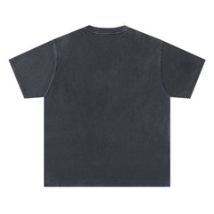 Washed Distressed Rhinestone T-shirt