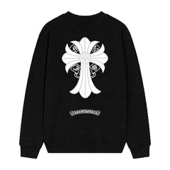 Letter Cross Pattern Sweatshirt #D26