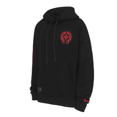 CH Letter Cross Pattern Hoodie #L3116