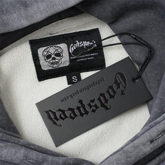 Letter Skull Pattern Hoodies #G6610