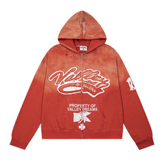 Letter Pattern Hoodie #VA06