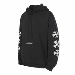 CH Letter Cross Pattern Hoodie #L3111