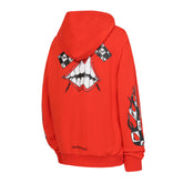 CH Letter Cross Pattern Hoodie #L3112