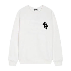 Letter Cross Pattern Sweatshirt #D19