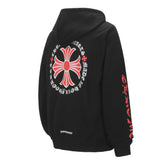 CH Letter Cross Pattern Hoodie #K15