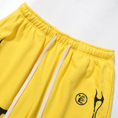 Studios Records Star Shorts Black