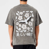 Crane Bloom Printed Tee