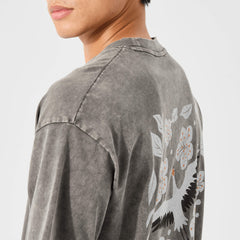Crane Bloom Printed Tee