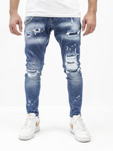 MODP Randomly Distressed Blue Jeans