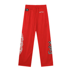 CH Mesh Cross Print Pants #C1004