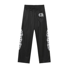 CH Mesh Cross Print Pants #C1004